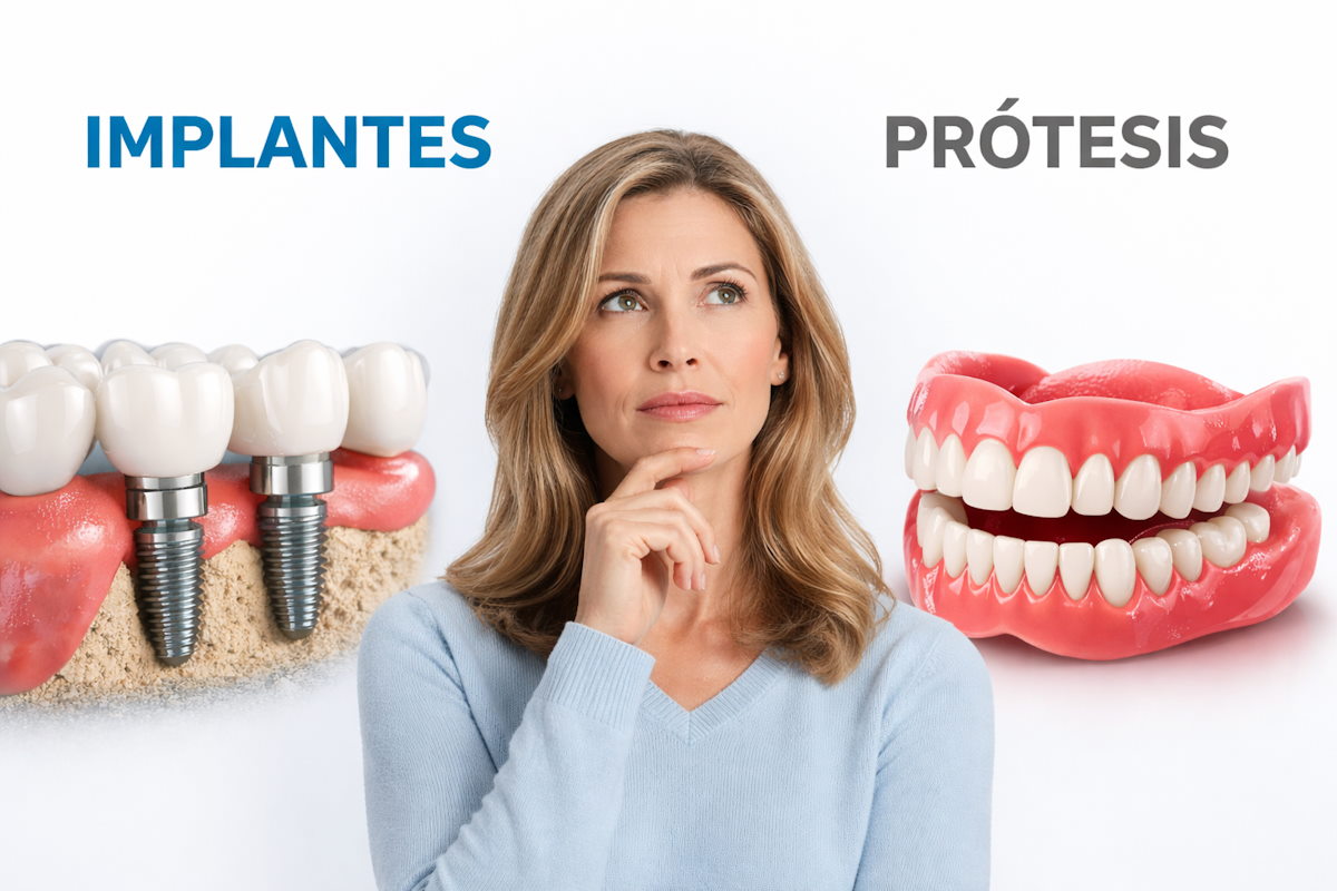 Prótesis dentales vs implantes, ¿Qué opción elegir en Zaragoza?